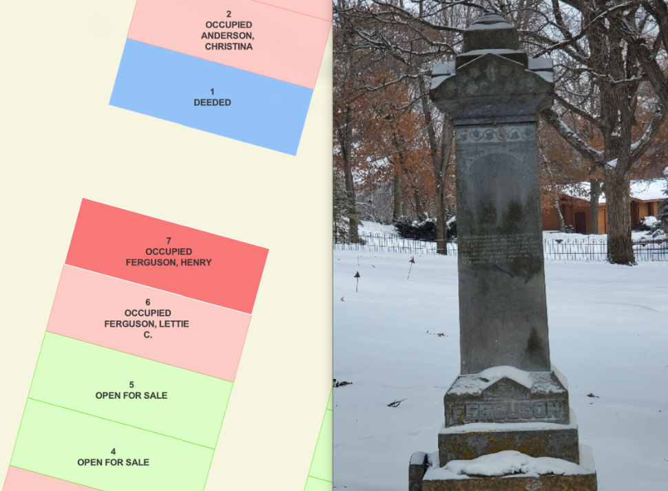 Cemetery data