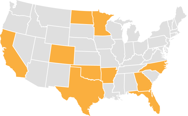 Map of the united states