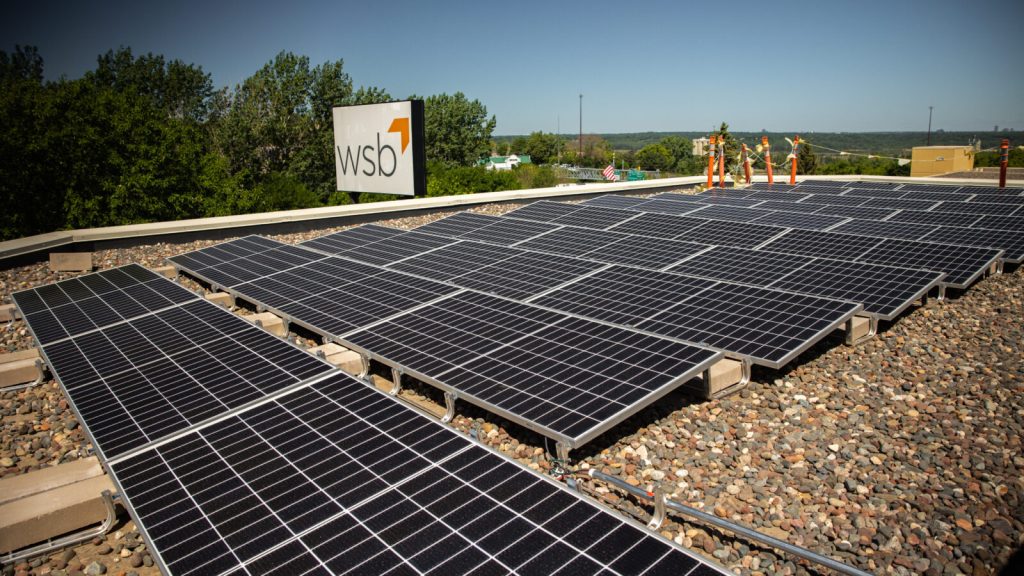 Burnsville Solar Panel Project – WSB Office