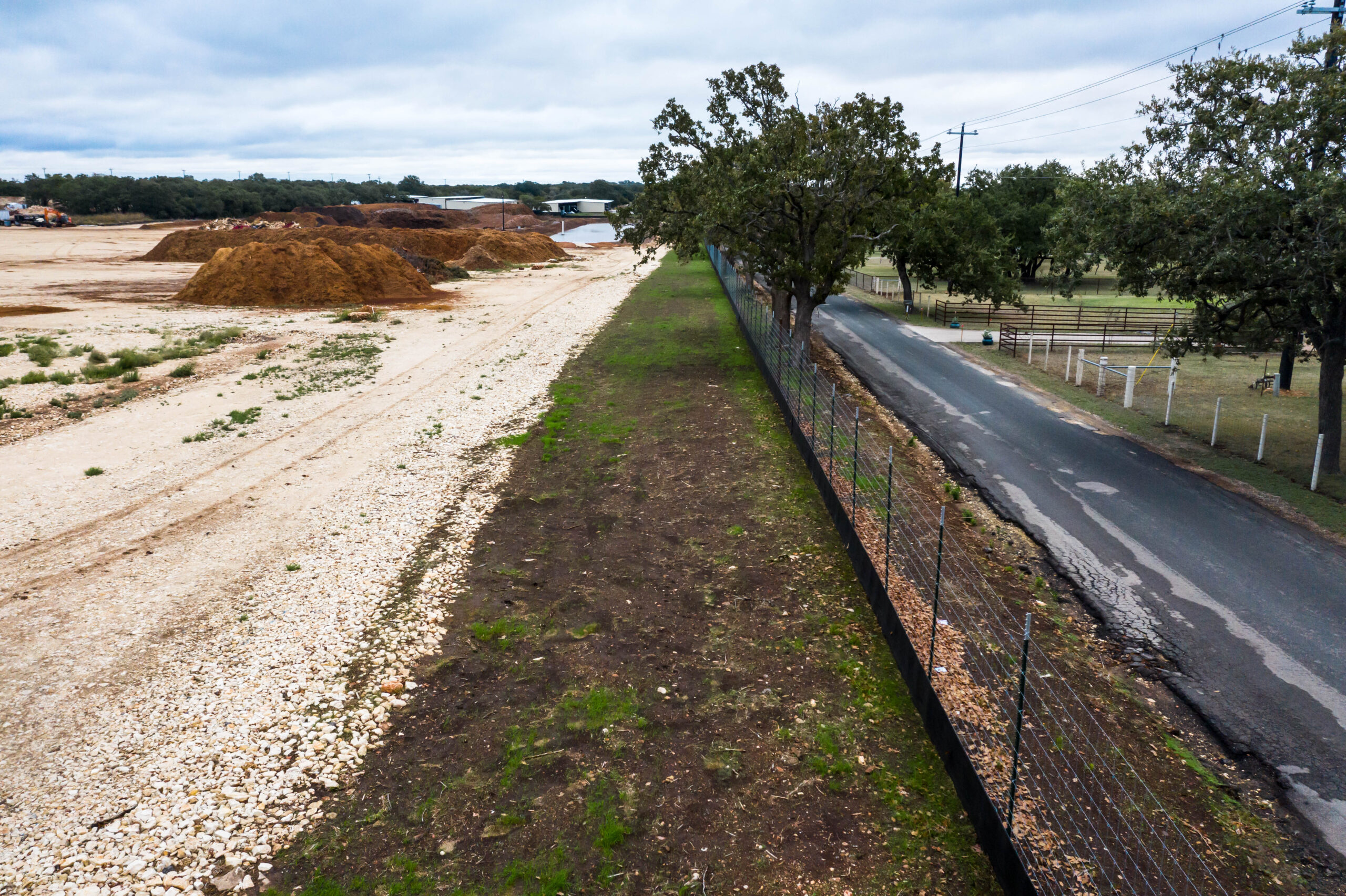 Fence to separate property