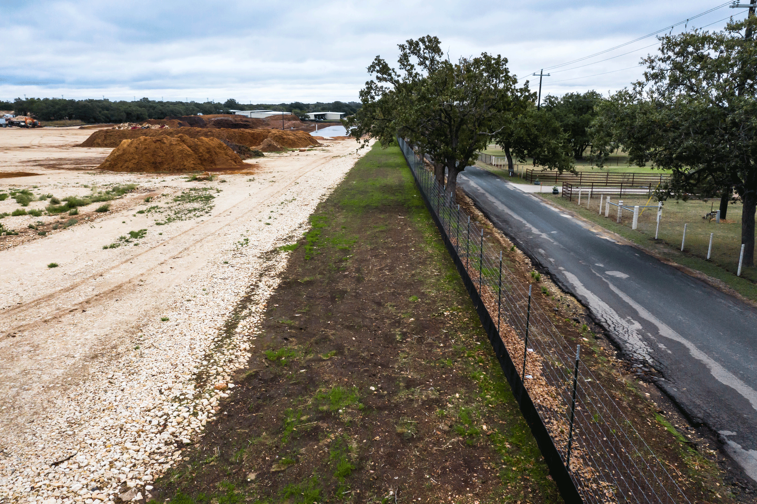 Fence to separate property