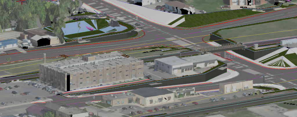 3D model of 11th street project.