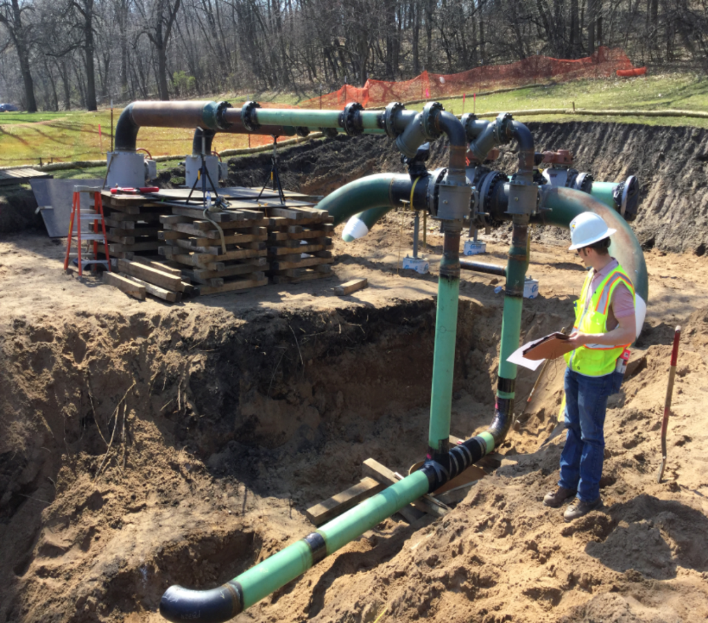 Safety inspection of natural gas pipelines
