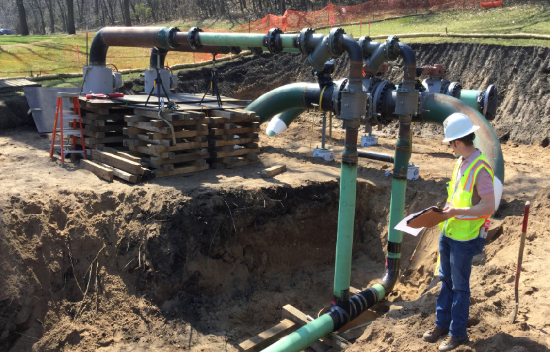 Safety inspection of natural gas pipelines