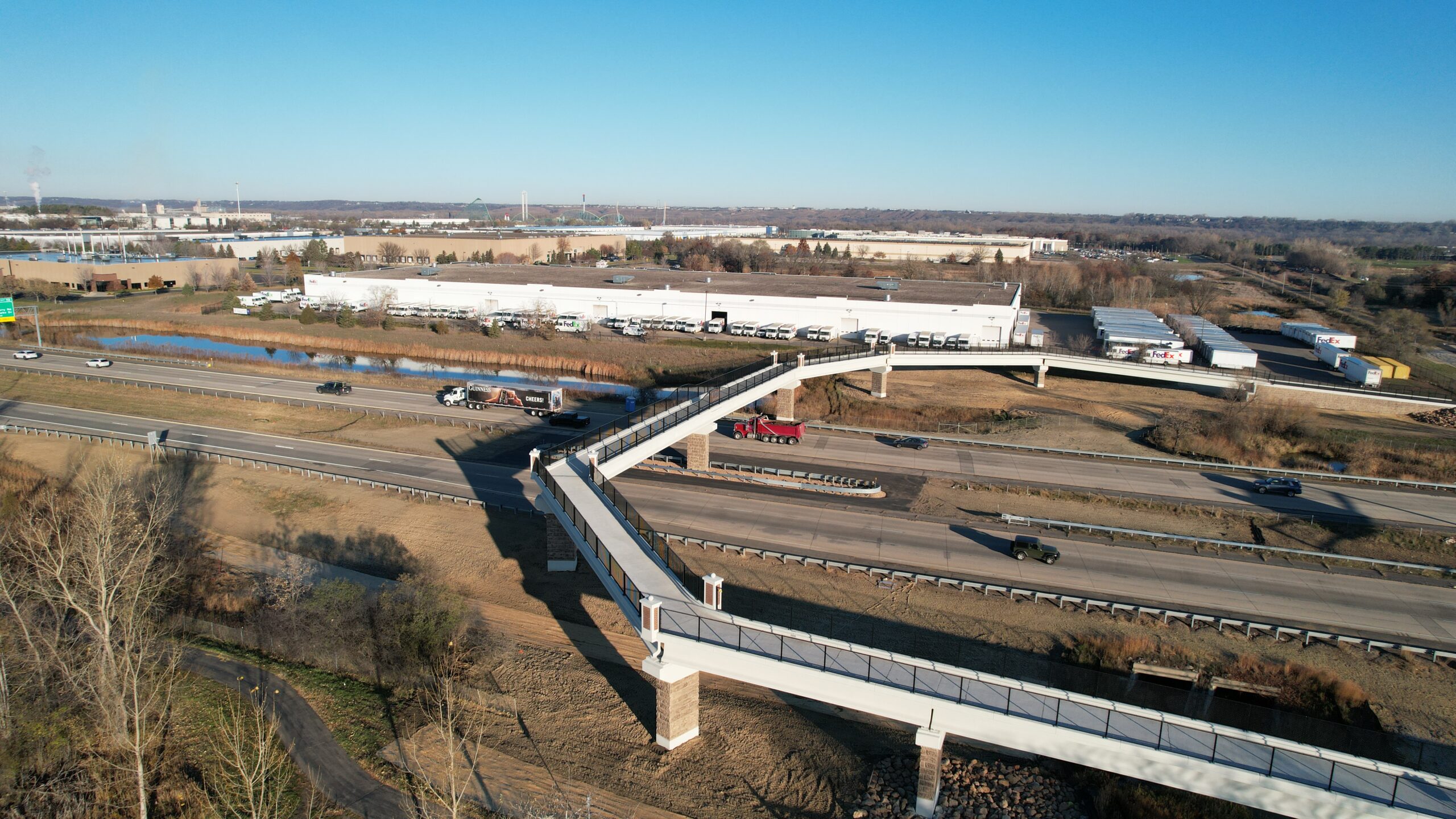 Shakopee pedestrian bridge