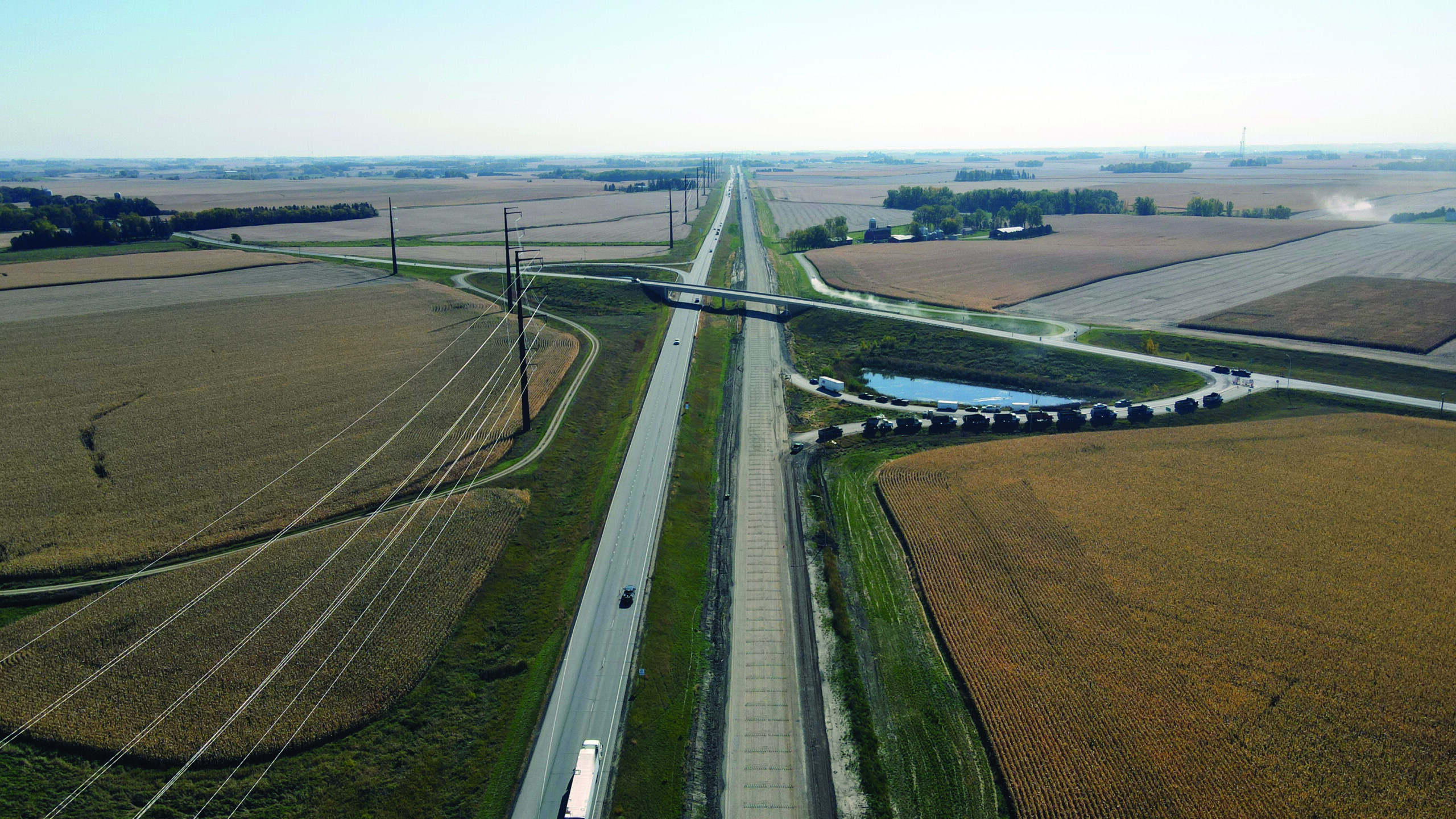 aerial view of Southbound TH 52