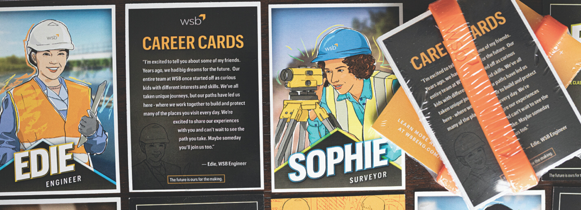 WSB Career Cards of Sophie and Edie