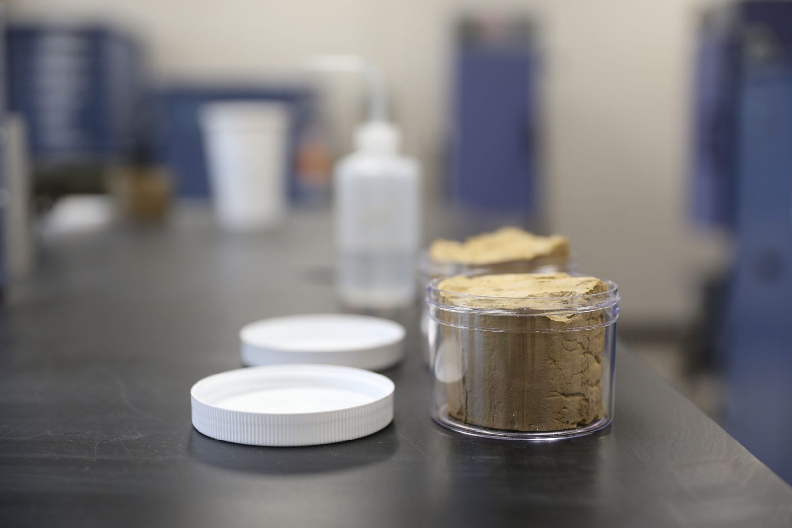 A sample of construction material