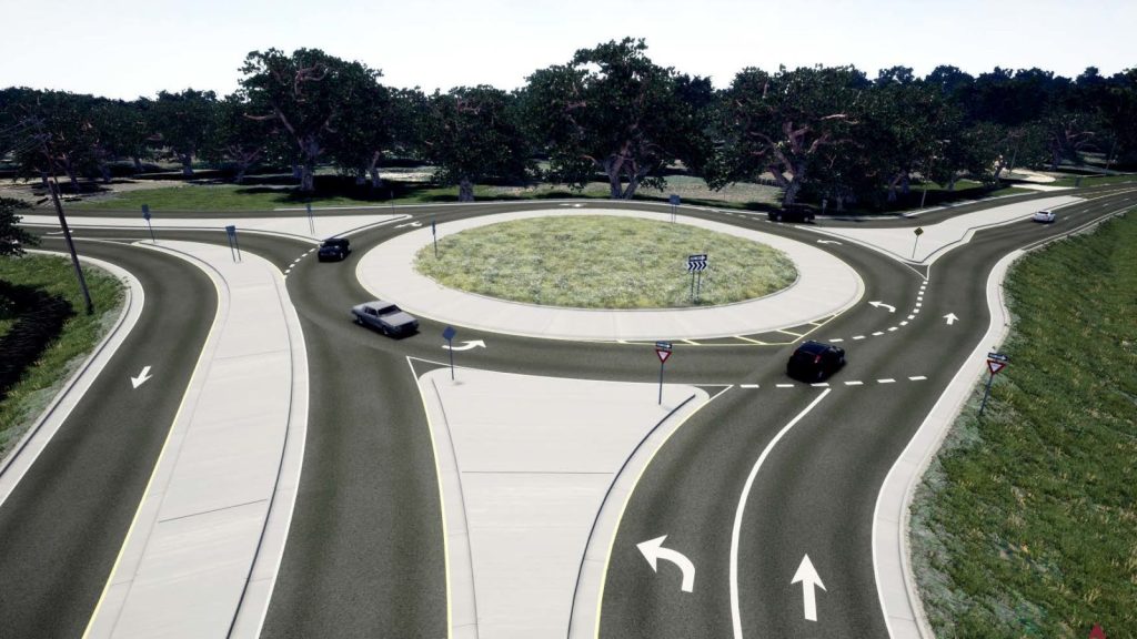 FM 1826 and FM 967 Roundabout