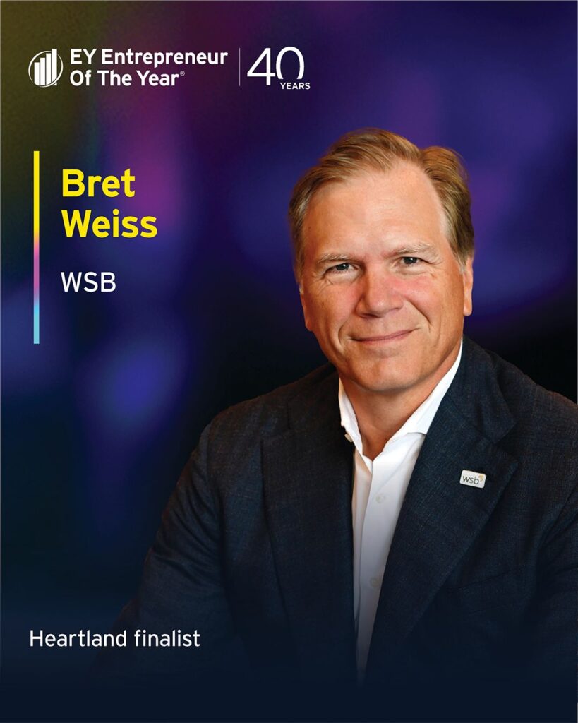 EY US unveils Bret Weiss of WSB as an Entrepreneur Of The Year® 2025 Heartland Award finalist