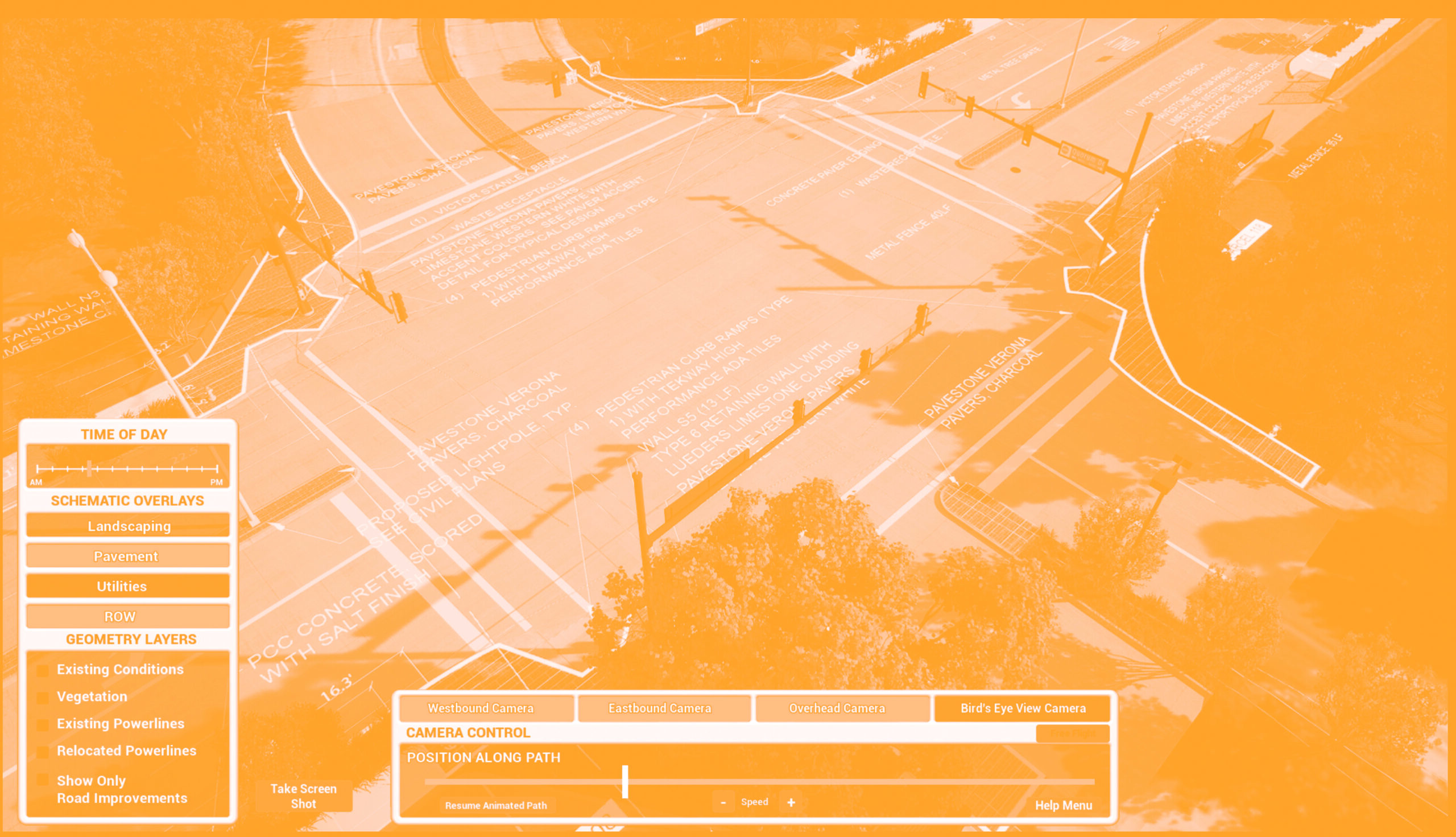 Intersection with Civil Engineering designs and writing