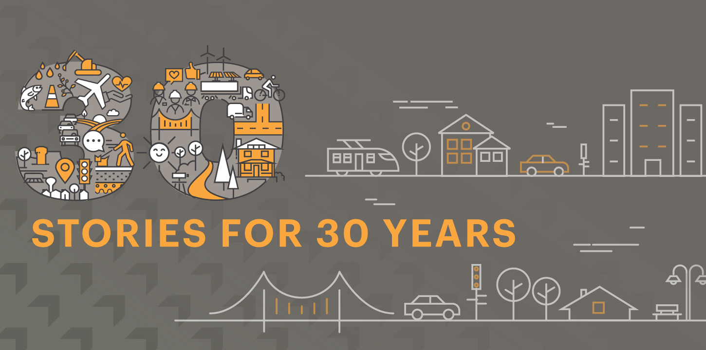 30 stories for 30 years graphic banner